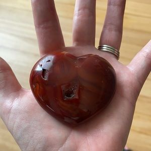 Carnelian heart